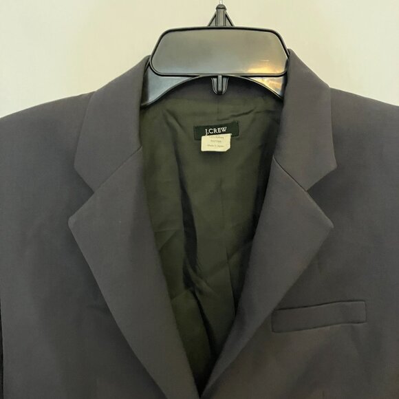 J Crew Womens Blazer Jacket Size 8 Gray Wool Lined Preppy Academia Office Career - Picture 4 of 8